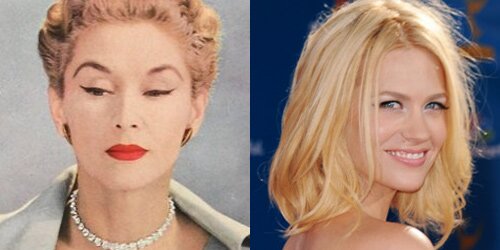 Lisa Fonssagrives & January Jones Lisa Fonssagrives & January Jones
