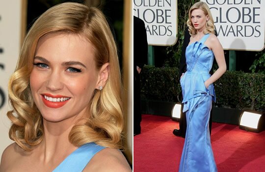 January Jones Golden Globes 11. January Jones: Red Carpet Look